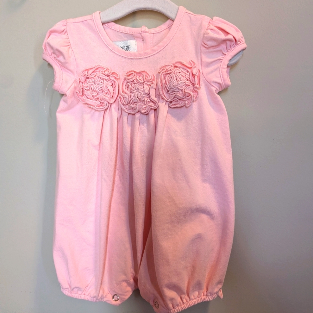 Isobella and Chloe one piece infant girls outfit